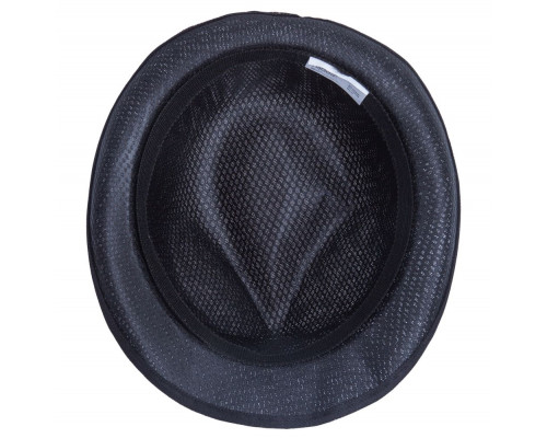 Шляпа Gentleman, черная с черной лентой