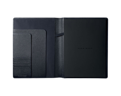 Папка с блокнотом А4 Tradition, темно-синяя