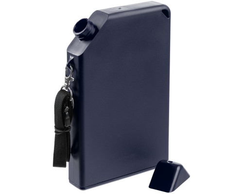 Бутылка для воды Flatbed, синяя