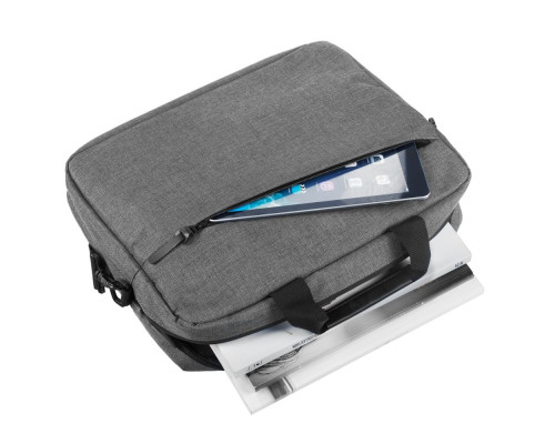 Сумка для ноутбука The First, серая