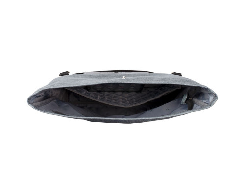 Сумка для ноутбука 2 в 1 twoFold, серая с темно-серым