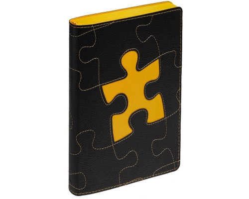 Ежедневник «Управление персоналом», недатированный, черно-желтый