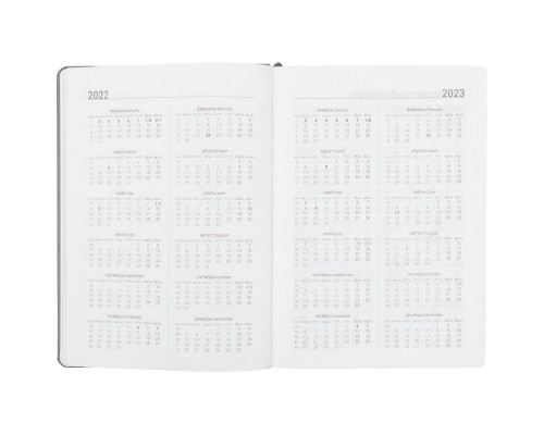 Ежедневник Factor, недатированный, серый