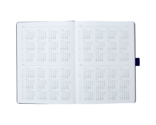 Еженедельник Lucky, недатированный, синий