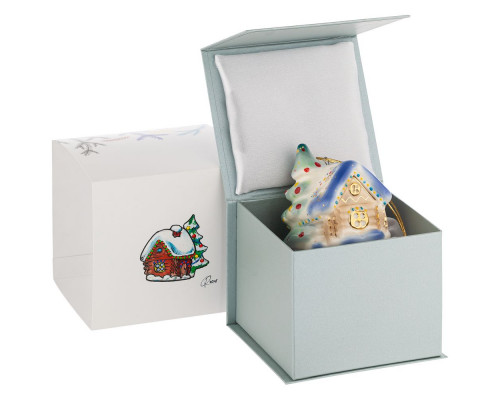 Фарфоровая елочная игрушка Snug