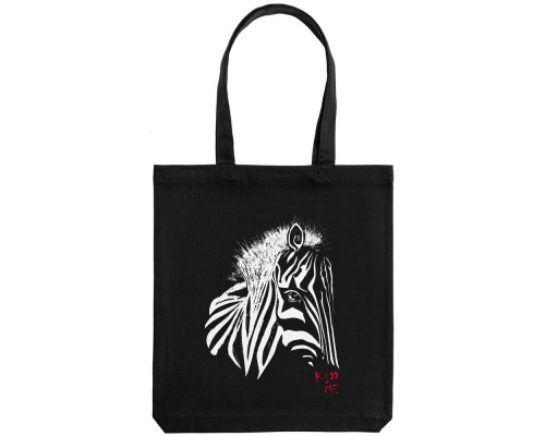 Холщовая сумка «Арт-рокстар. Kiss Me», черная