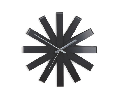 Часы настенные Ribbon, черныe