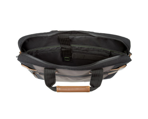 Сумка для ноутбука Sideways Laptop Bag, черная с серым