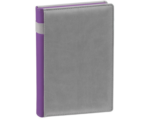 Ежедневник Spain, недатированный, серый с фиолетовым