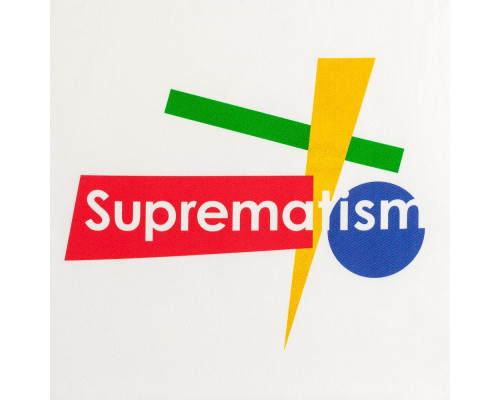Холщовая сумка Suprematism, молочно-белая