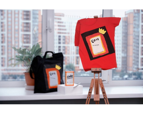 Футболка женская «Сода», красная