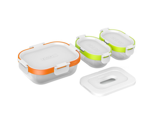 Набор из 3 контейнеров Neat Stack и охлаждающего блока