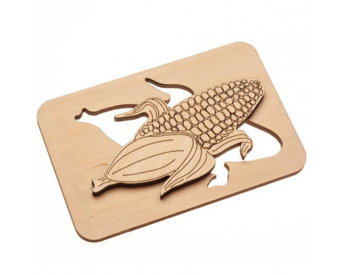 Карточки-раскраски Wood Games, овощи