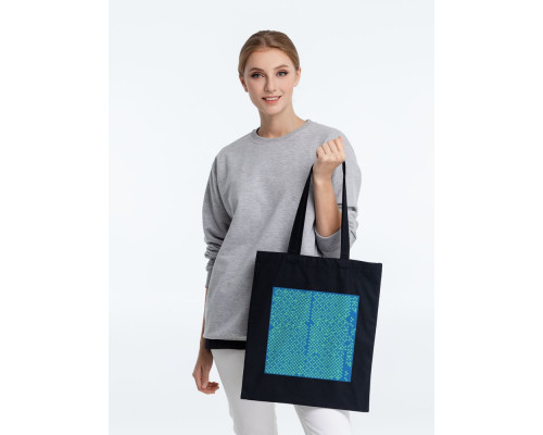 Холщовая сумка Big Data, черная