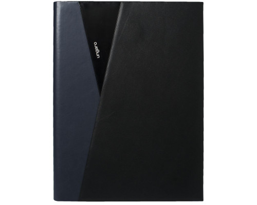 Набор Lapo: папка с блокнотом А4, роллер и флешка 16 Гб, черный