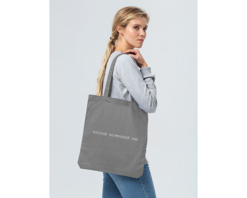 Холщовая сумка «Внутренний Рим», серая