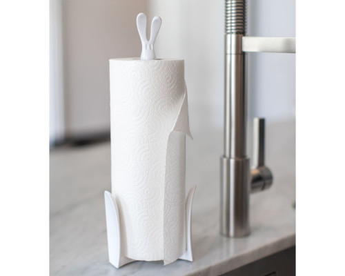 Держатель для бумажных полотенец «Кролик Роджер», белый