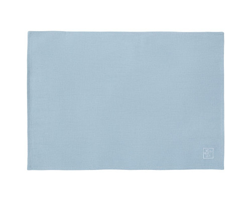 Набор Feast Mist: сервировочная салфетка и куверт, серо-голубой