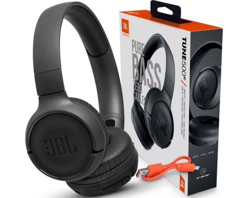 Беспроводные наушники JBL T500BT, черные
