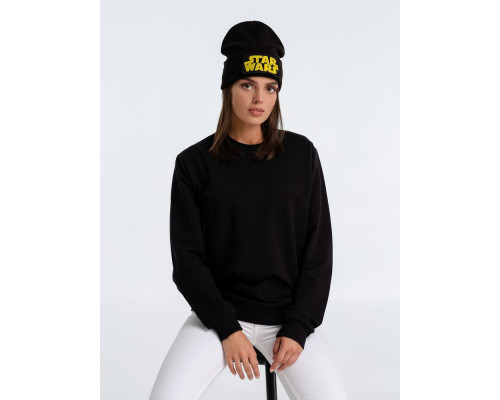 Шапка с вышивкой Star Wars, черная