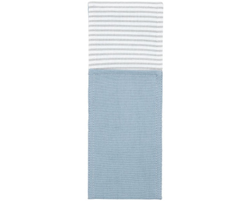 Набор Feast Mist: сервировочная салфетка и куверт, серо-голубой