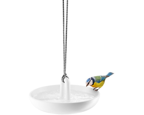 Поилка для птиц Bird Drinker, подвесная, белая