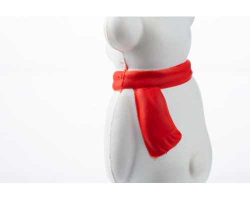 Сквиши-антистресс «Мишка», с красным шарфом