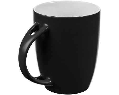 Кружка с ложкой Cheer Up ver.2, черная