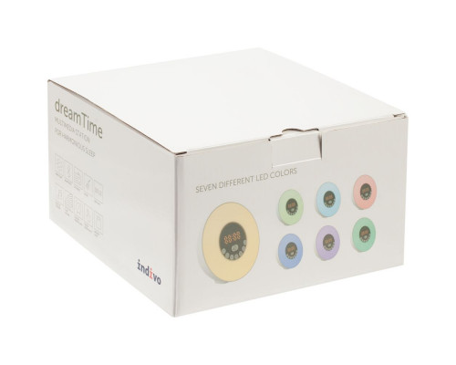 Лампа-колонка dreamTime для пробуждения светом и музыкой, белая