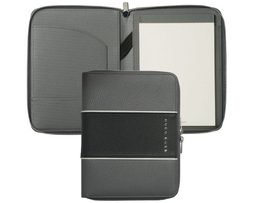 Набор Gear: папка с блокнотом и ручка, серый