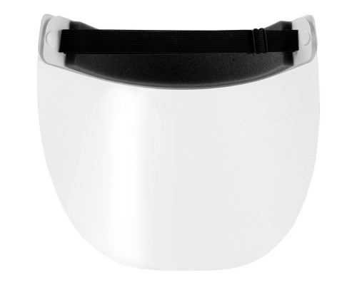 Прозрачный экран для лица Barrier, немедицинский, с белой лентой