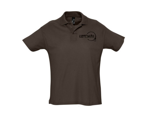 Набор «Кофеман» с рубашкой поло, черный