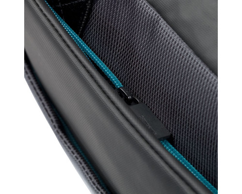 Сумка для ноутбука Qibyte Laptop Bag, темно-серая с черными вставками