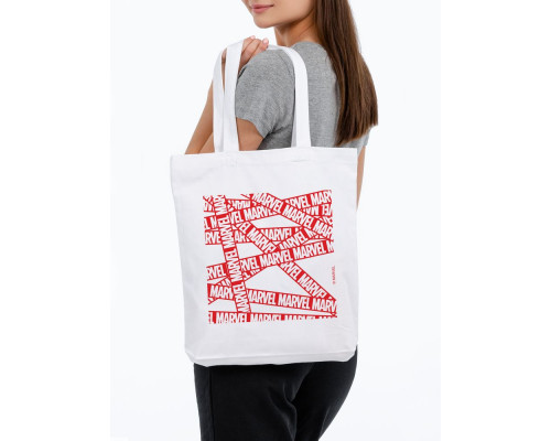 Холщовая сумка Marvel, белая