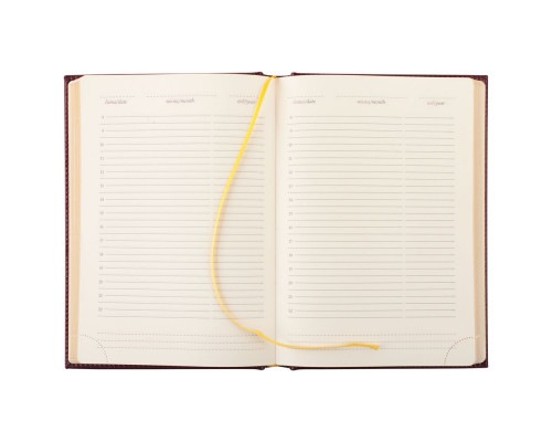 Ежедневник LUXE, недатированный, бордовый