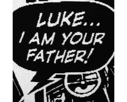 Плед Star Wars, черный с белым