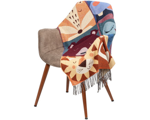 Плед детский Zoo, оранжевый