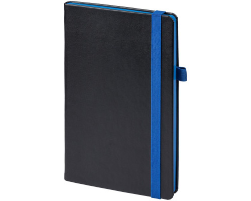 Ежедневник Ton недатированный, черный с синим