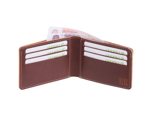 Портмоне Security, темно-коричневое