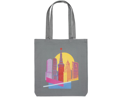 Холщовая сумка Moscow State of Mind, серая