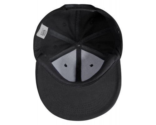 Бейсболка Unit Snapback с прямым козырьком, черная