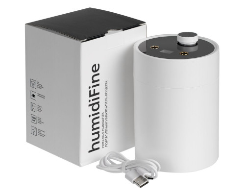 Переносной увлажнитель-ароматизатор humidiFine, белый