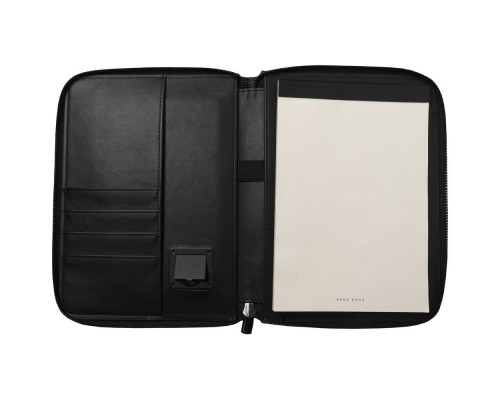 Папка-органайзер Epitome с блокнотом А5 и аккумулятором 8000 мА4, черная