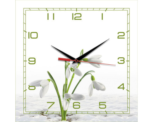 Часы настенные стеклянные Times Square