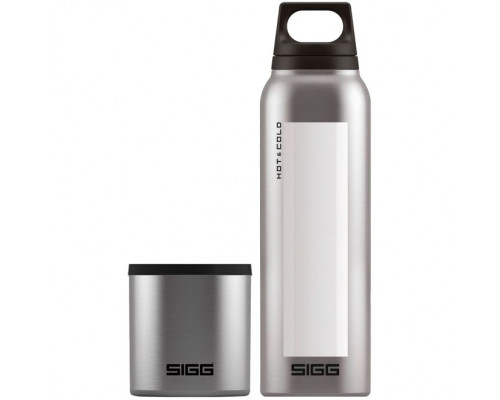 Термобутылка с чашкой Hot & Cold One 750, стальная