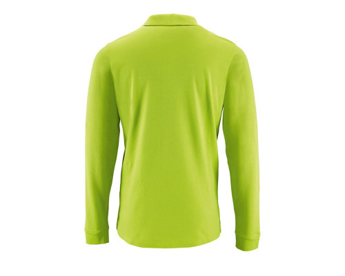 Рубашка поло мужская с длинным рукавом Perfect LSL Men, зеленое яблоко