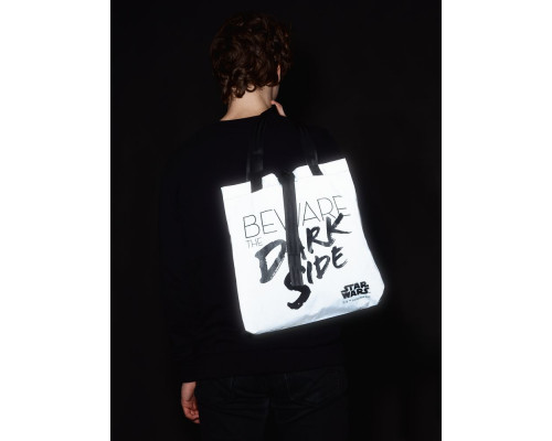 Шоппер Beware The Dark Side из светоотражающей ткани