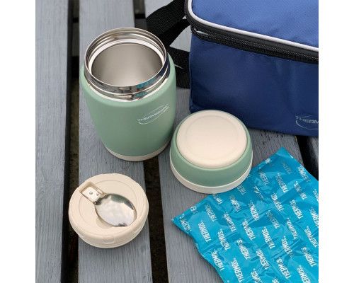 Термос для еды Thermocafe DETC400, светло-зеленый