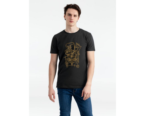 Футболка John Steampunk, черная