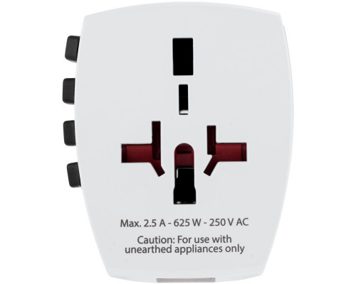Зарядное устройство S-Kross MUV USB для путешествий, белое
